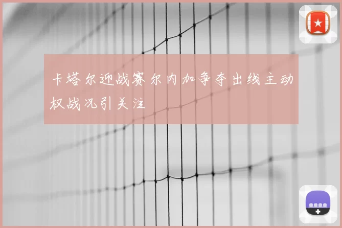 卡塔尔迎战赛尔内加争夺出线主动权战况引关注